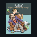 Babysitting Child care Mother's helper promo card Flyer<br><div class="desc">This is the perfect size card to take with you when scouting for new customers. Go door to door and give it to the homeowner. If they are not home, then hang it on their doorknob with a rubber band that you've attached to the card through a punch hole. (Just...</div>