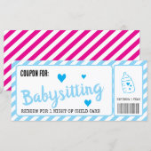 Babysitting Coupon (Front/Back)