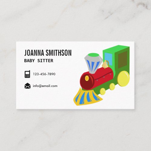 Babysitting Day Care Kindergarten Babysitter Business Card