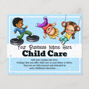 Babysitting Day Care Summer Camp After School Care Flyer