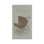 Babysitting Vintage Baby Carriage Simple Modern Business Card Babysitting Vintage Baby Carriage Simple Modern Business Card