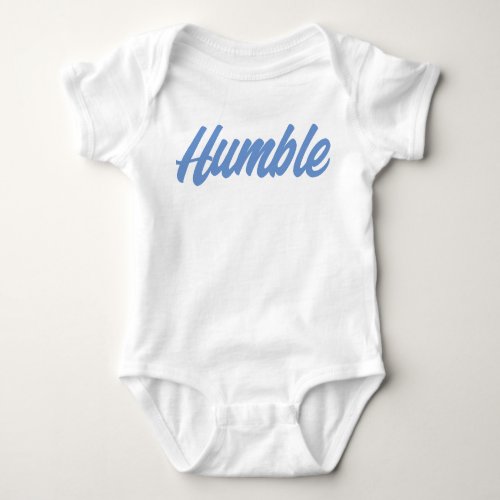 Babysuits with humble word baby bodysuit