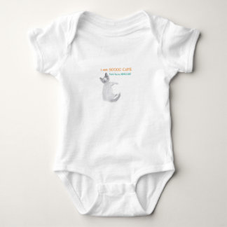 BabyThank you MOM & DAD-I am so cute- T  Baby Bodysuit