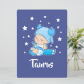 Babytoon Taurus Collectible Card (Standing Front)