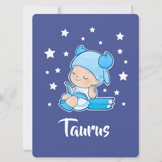 Babytoon Taurus Collectible Card (Front)