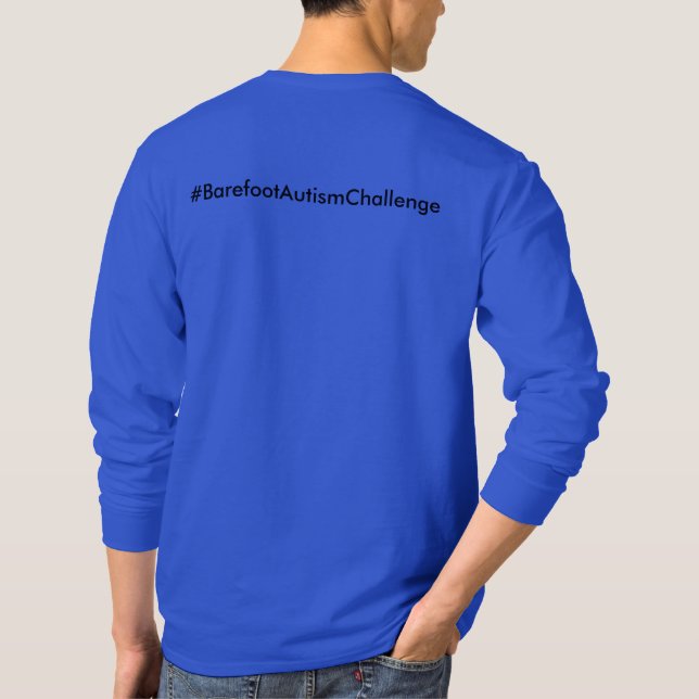 BAC Men's Basic Long Sleeve T-Shirt (Horizontal) (Back)