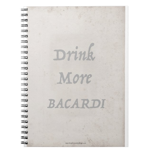 bacardi by tony fernandes notebook (Front)