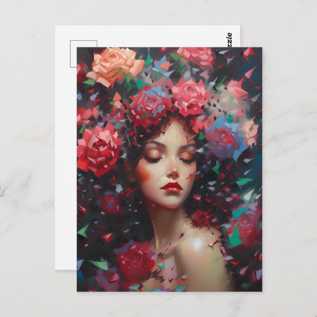 Baccara Rose Postcard (Front/Back)