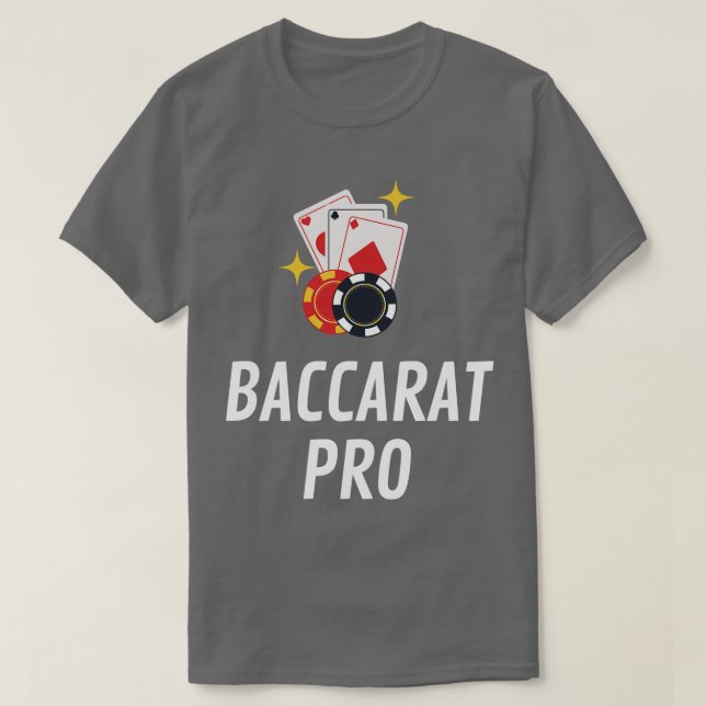 Baccarat Pro  T-Shirt (Design Front)