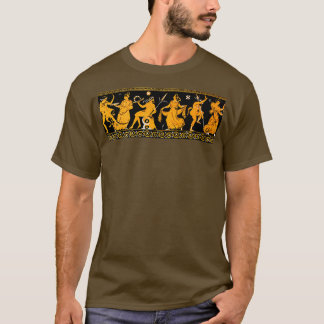 Bacchanalia Greek Vase Attic Red figure T-Shirt