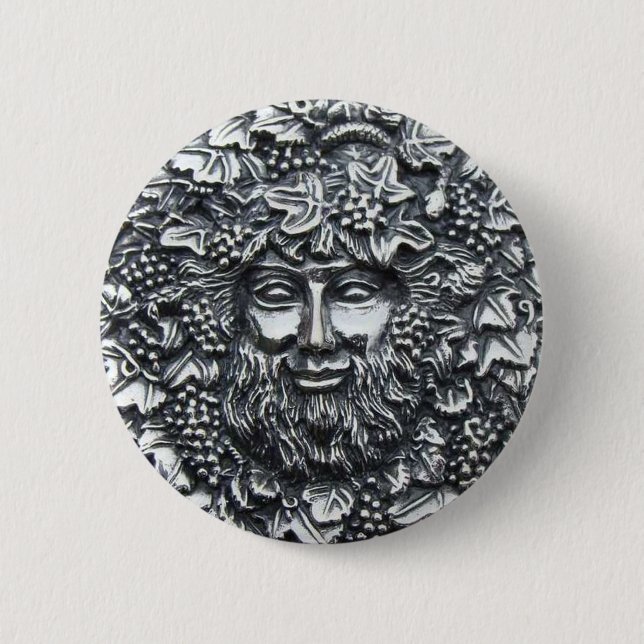 Bacchus 1 pinback button (Front)