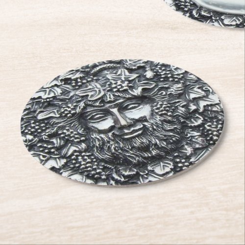 Bacchus 1 round paper coaster