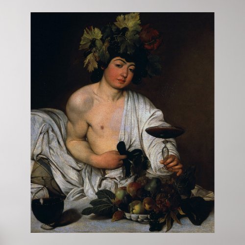 Bacchus by Caravaggio _ Poster