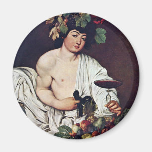 Bacchus By Michelangelo Merisi Da Caravaggio Magnet