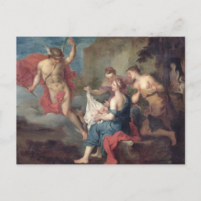 Bacchus Delivered to the Nymphs of Nysa Postcard (Front)