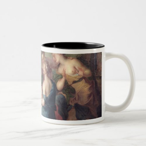 Bacchus Delivered to the Nymphs of Nysa Two_Tone Coffee Mug