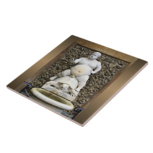 Bacchus Fountain Ceramic Tile