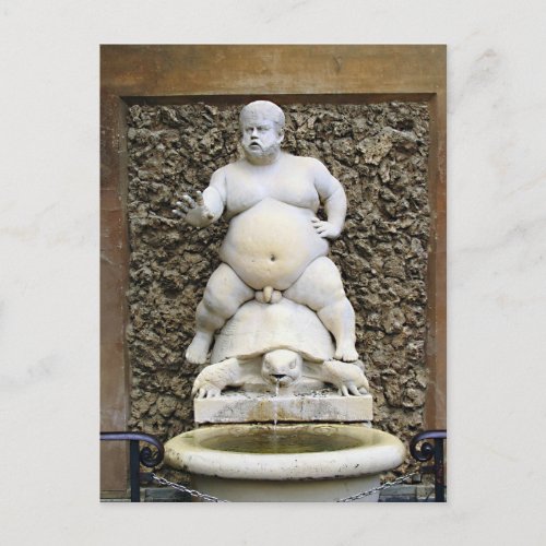 Bacchus Fountain Postcard