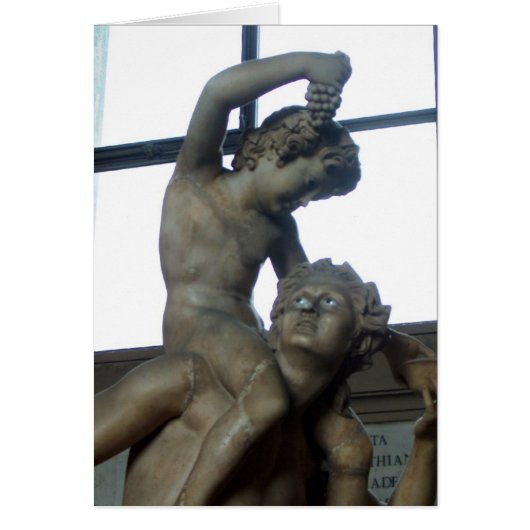 Bacchus Statue in the Vatican Cards (Front)