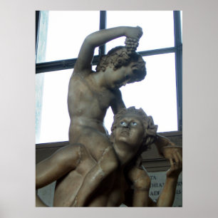 Bacchus Statue in the Vatican ~ Rome, Italy Poster