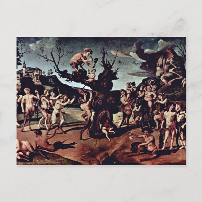 Baccus Discovered The Honey By Piero Di Cosimo (Be Postcard (Front)