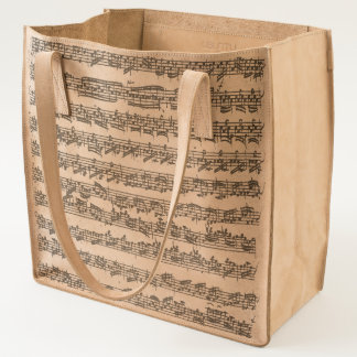Bach 3rd Partita Music Manuscript Tote