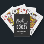 Bach and Boozy Bachelorette Bridal Party Favor Poker Cards<br><div class="desc">Bach and Boozy Bachelorette Bridal Party Favors</div>