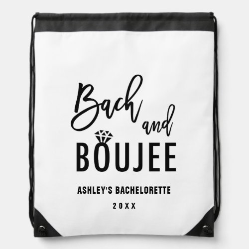 Bach and Boozy Bachelorette Party Favors Drawstring Bag