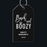 Bach and Boozy Bachelorette Party Favors Gift Tags<br><div class="desc">Bach and Boozy Bachelorette Party Favors</div>