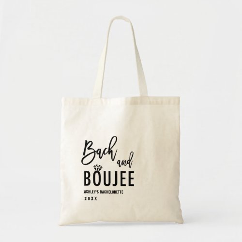 Bach and Boozy Bachelorette Party Favors Tote Bag