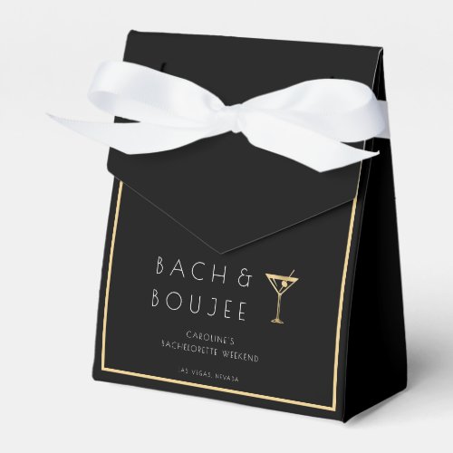 Bach and Boujee Bachelorette Party Favor Boxes