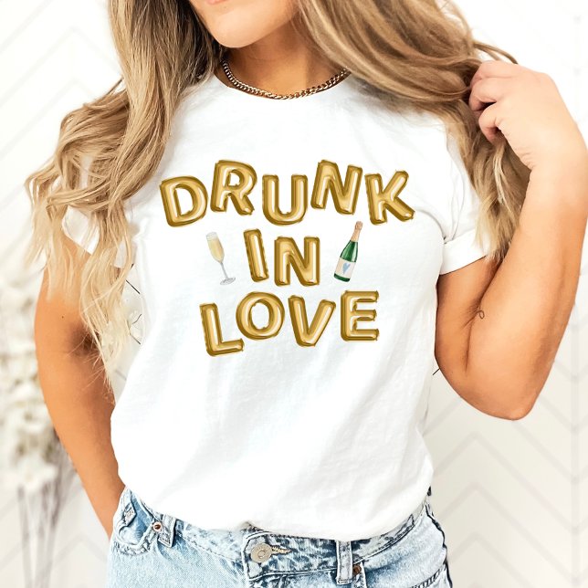 Bach & Boozy Bachelorette Drunk In Love T-Shirt (Creator Uploaded)