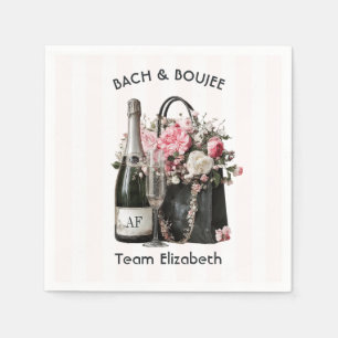 Bach & Boujee Personalized Team Bride Bachelorette Napkins