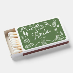 Bach Camp Adventure Bride Bachelorette Party Matchboxes