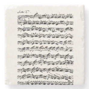 Bach cello suite for dinner stone coaster