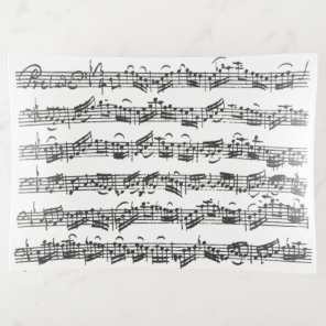 Bach Cello Suite Handwritten Excerpt Trinket Tray