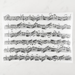 Bach Cello Suite Handwritten Excerpt Trinket Tray