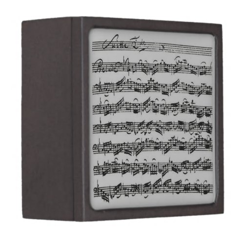 Bach Cello Suite Handwritten Keepsake Box