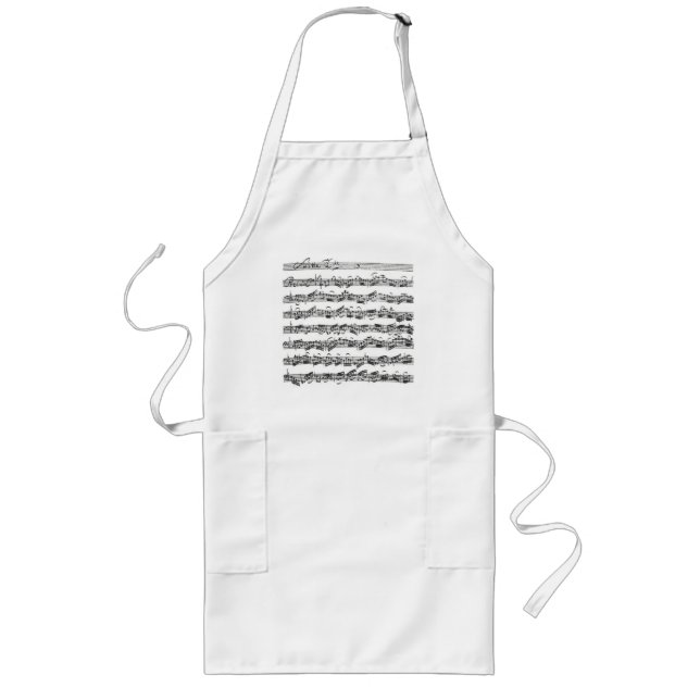 Bach Cello Suite Long Apron (Front)