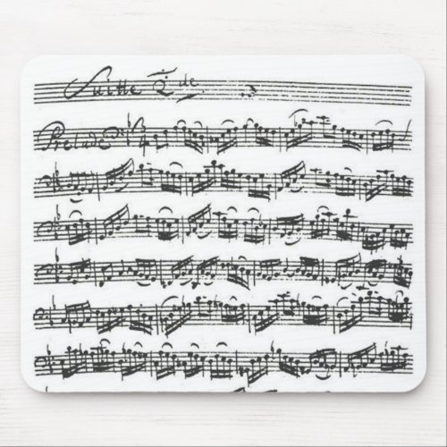 Bach Cello Suite Mouse Pad