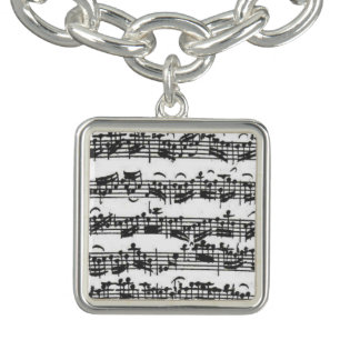 Bach Cello Suite Music Manuscript Bracelet