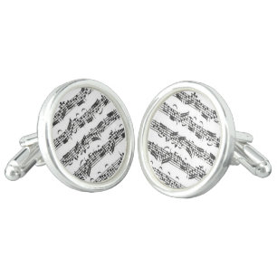 Bach Cello Suite Music Manuscript Cufflinks