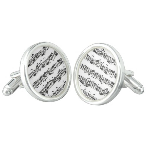 Bach Cello Suite Music Manuscript Cufflinks