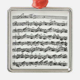 Bach Cello Suite Pendant Ornament