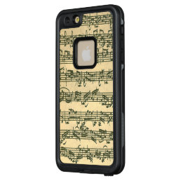 Bach Chaconne Music Manuscript Excerpt LifeProof FRĒ iPhone 6/6s Plus Case