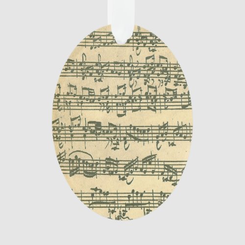 Bach Chaconne Violin Music Manuscript Ornament