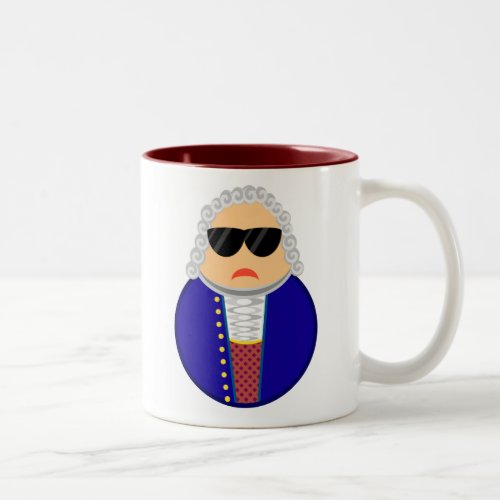 Bach Classical Composer Funny Music Gift Two_Tone Coffee Mug