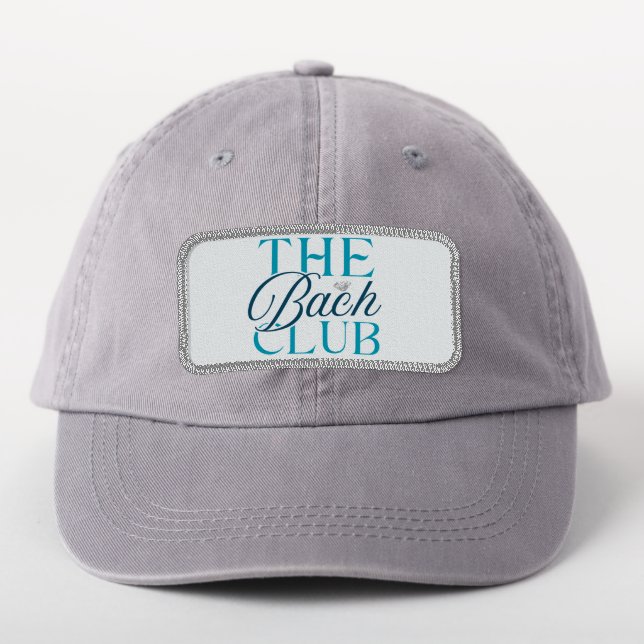Bach Club Blue Bachelorette Patch (On Headwear)