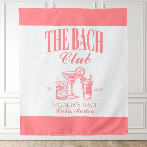 Bach Club Personalized Bachelorette Party Custom Tapestry