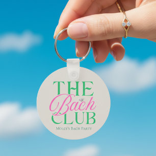 Bach Club Pink Bachelorette Keychain